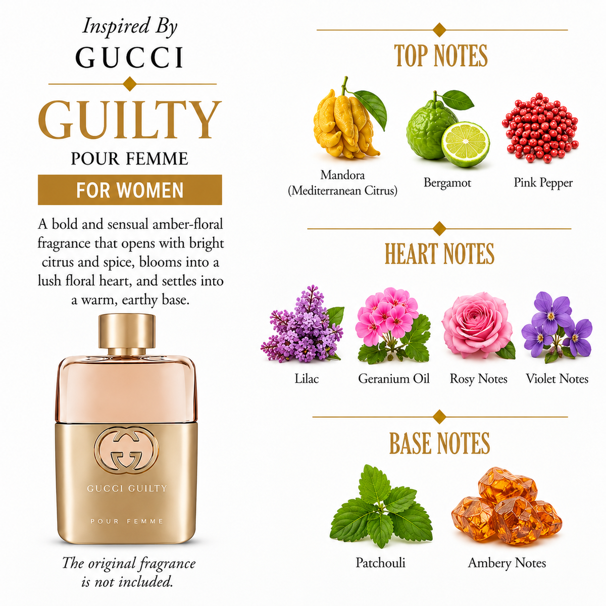 Inspired by Gucci - Guilty Pour Femm