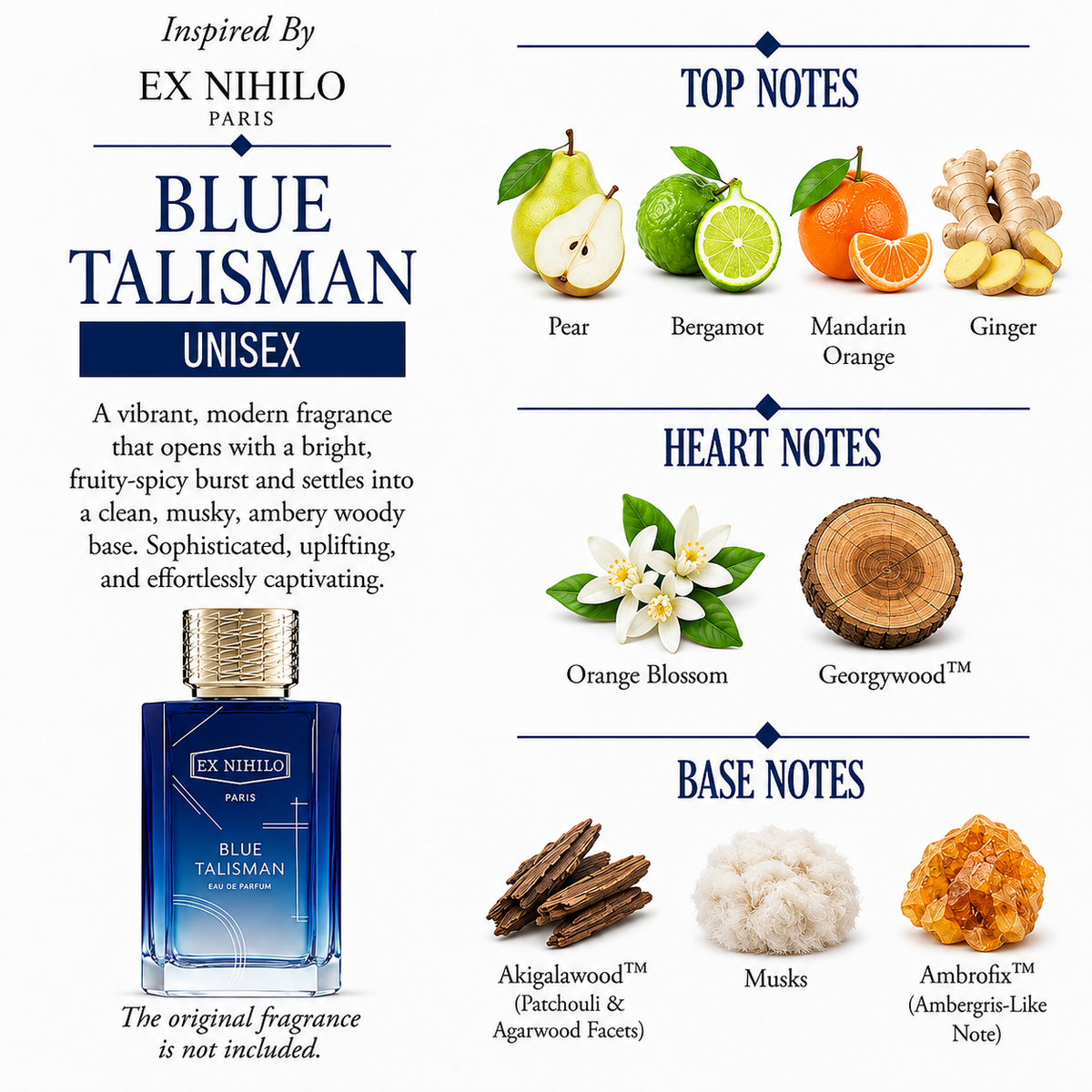Inspired by Ex Nihilo - Blue Talisman