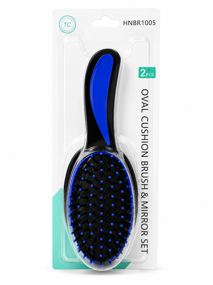 PRETTY - Brush & Mirror Combo Set