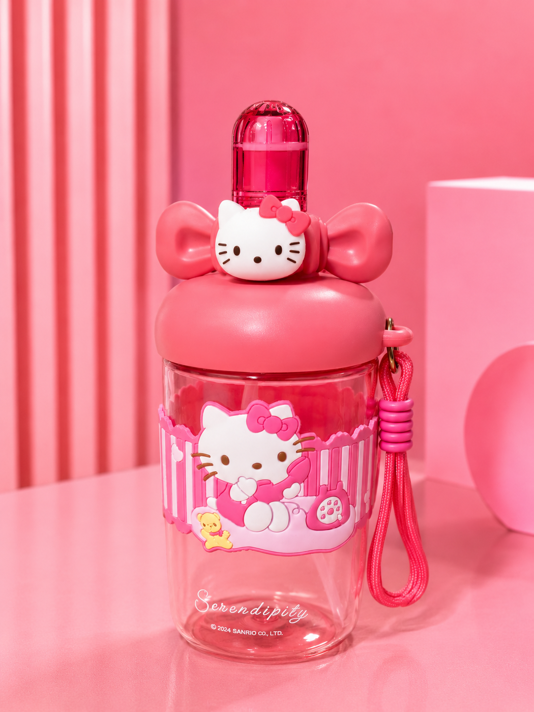 Character-Inspired Straw Water Bottle