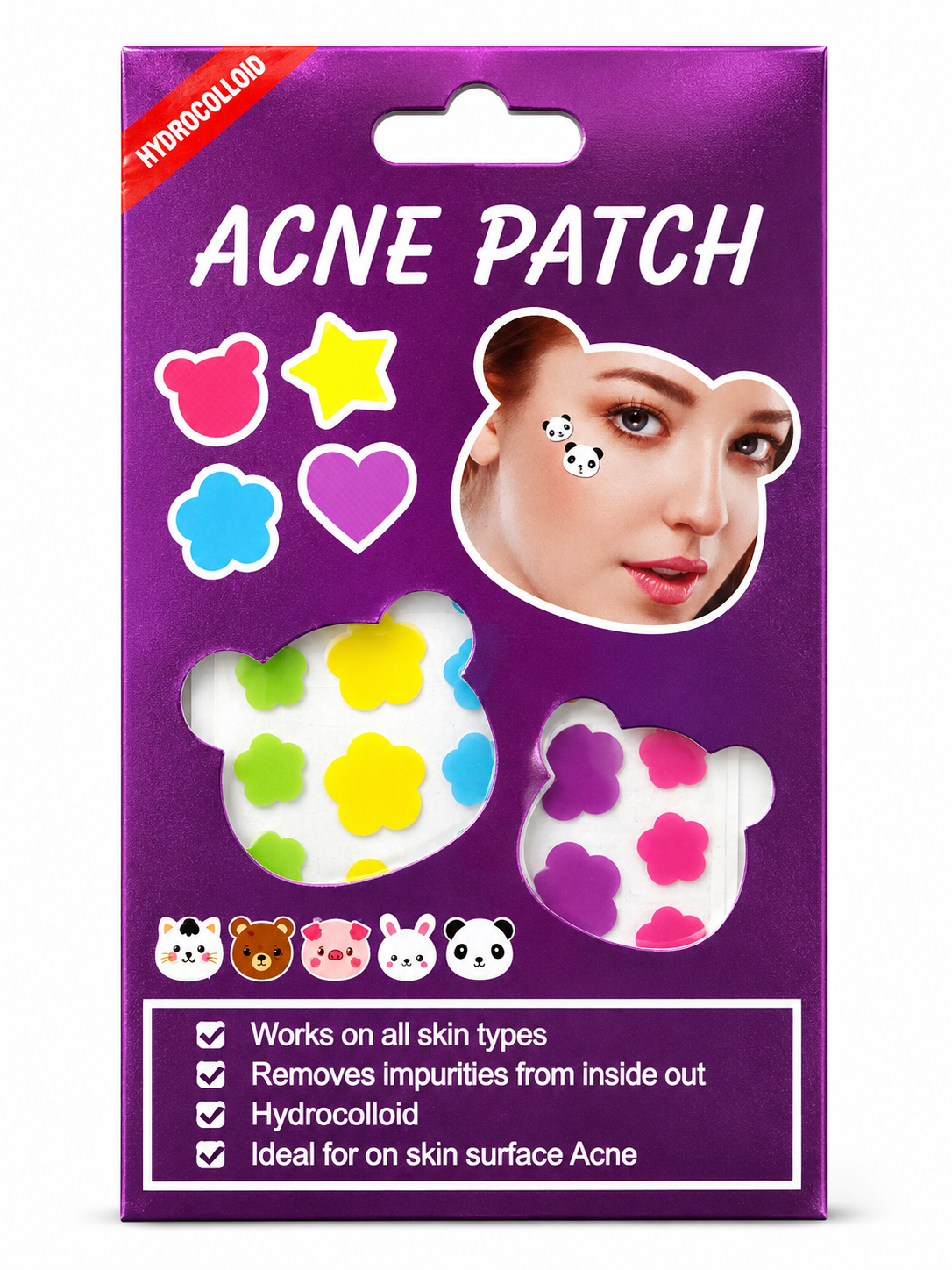KAWAII PANDA - Hydrocolloid Acne Patch