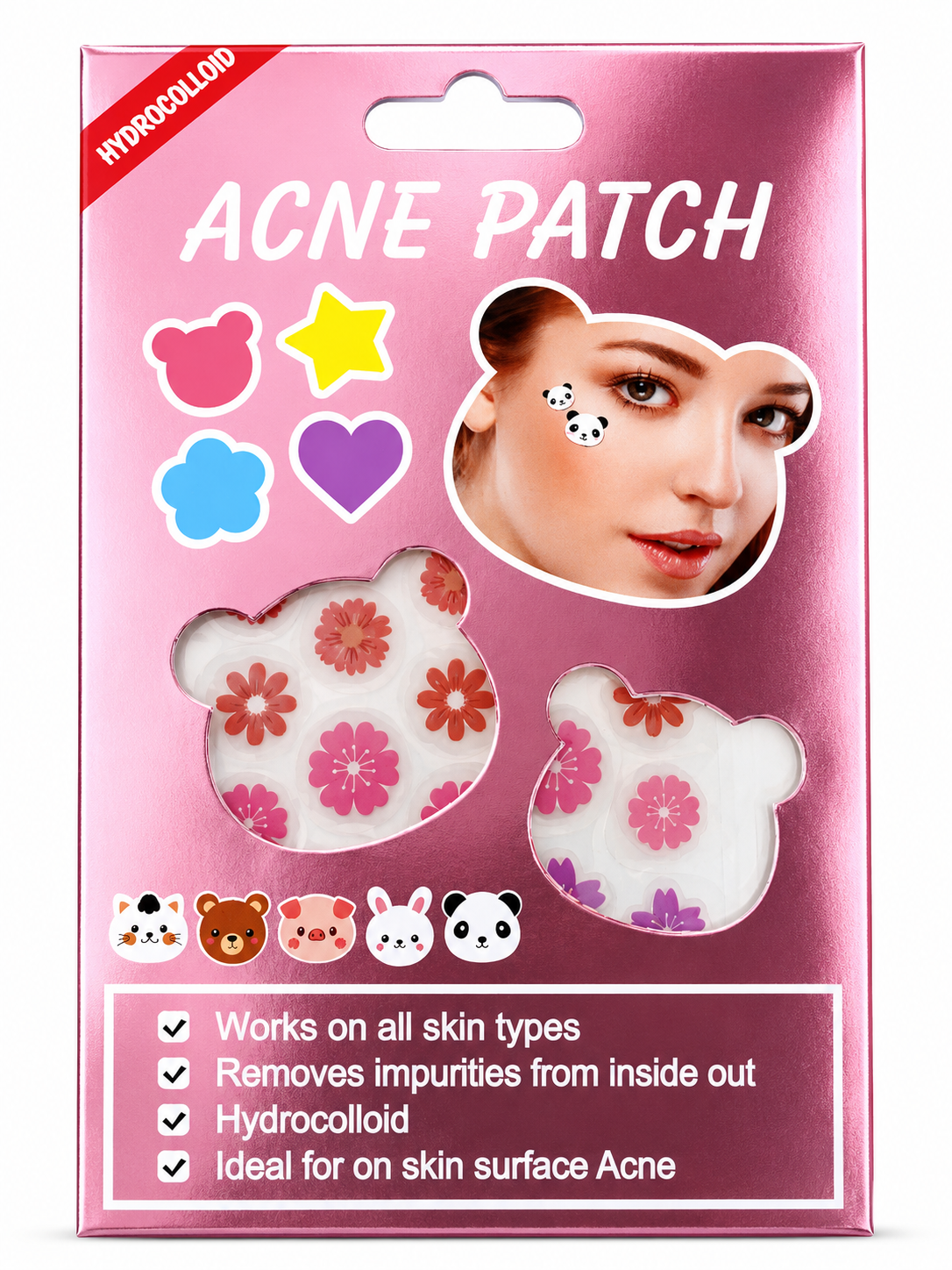 KAWAII PANDA - Hydrocolloid Acne Patch