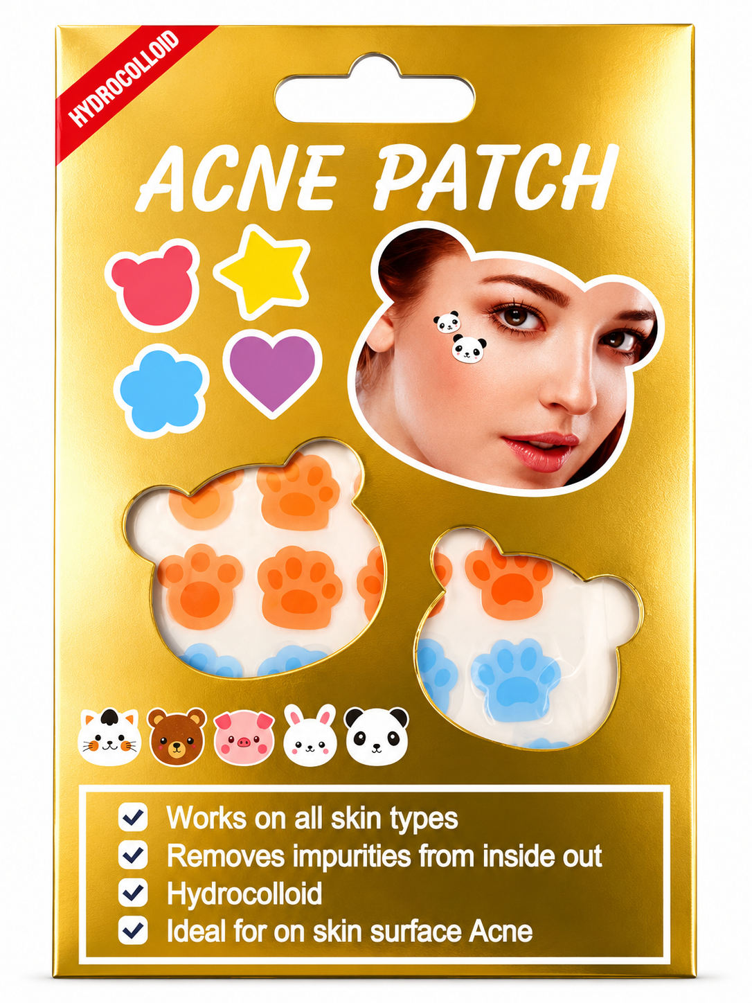 KAWAII PANDA - Hydrocolloid Acne Patch