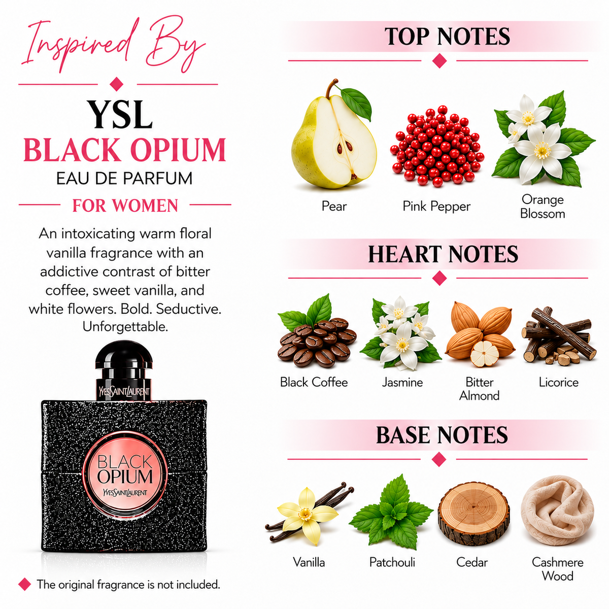 Inspired by YSL - Black Opium