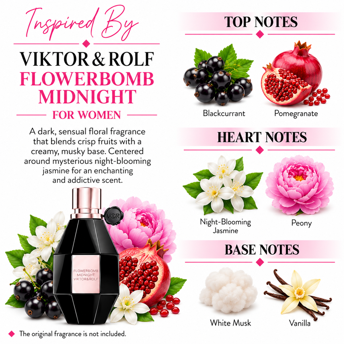 Inspired by Viktor & Rolf - Flowerbomb Midnight