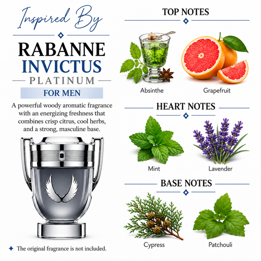 Inspired by Paco Rabanne - Invictus Platinum