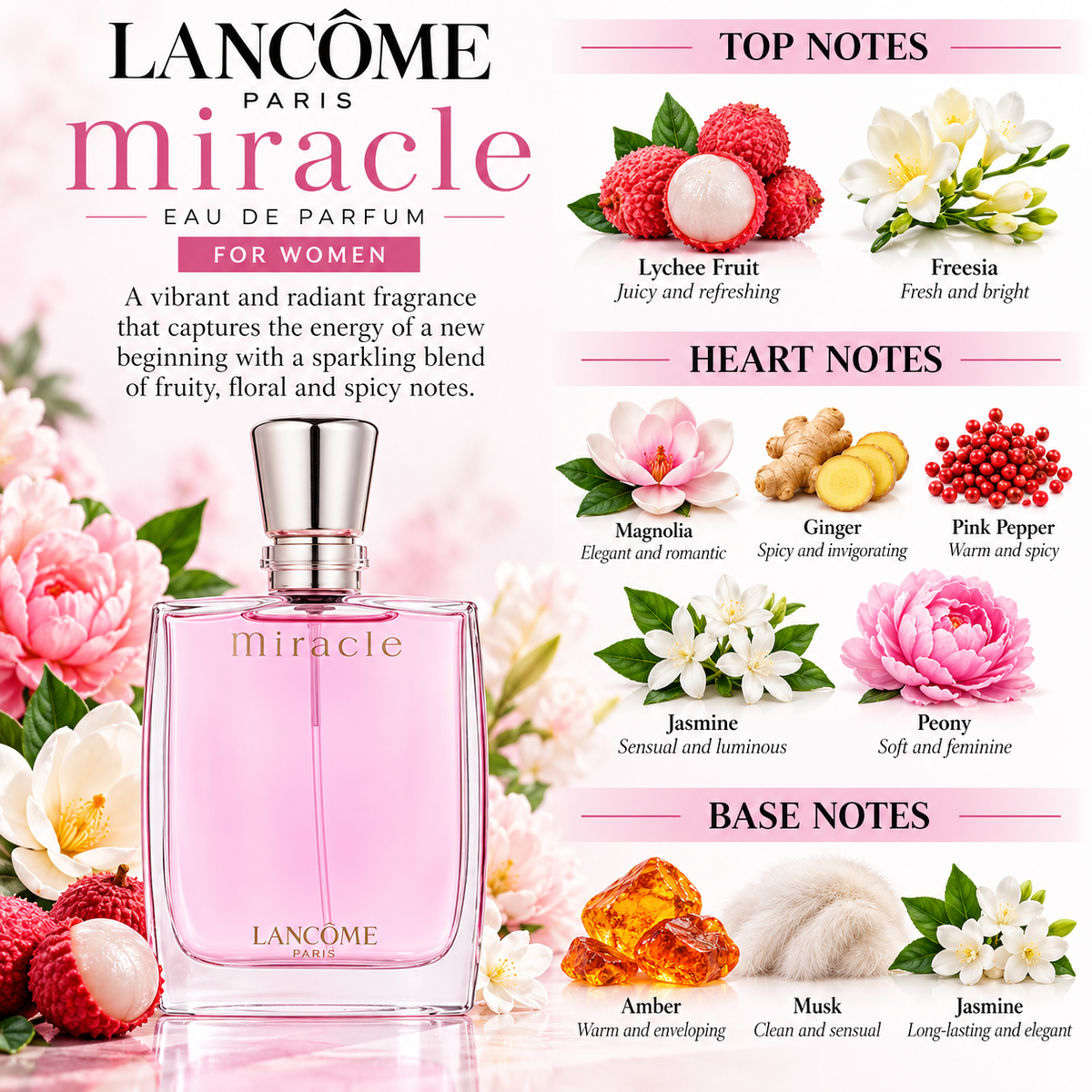 Inspired by Lancome - Miricle Eau De Parfum