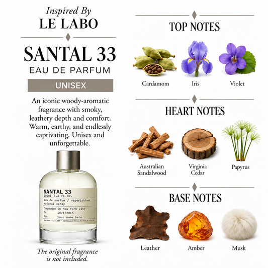 Inspired by Le Labo - Santal 33