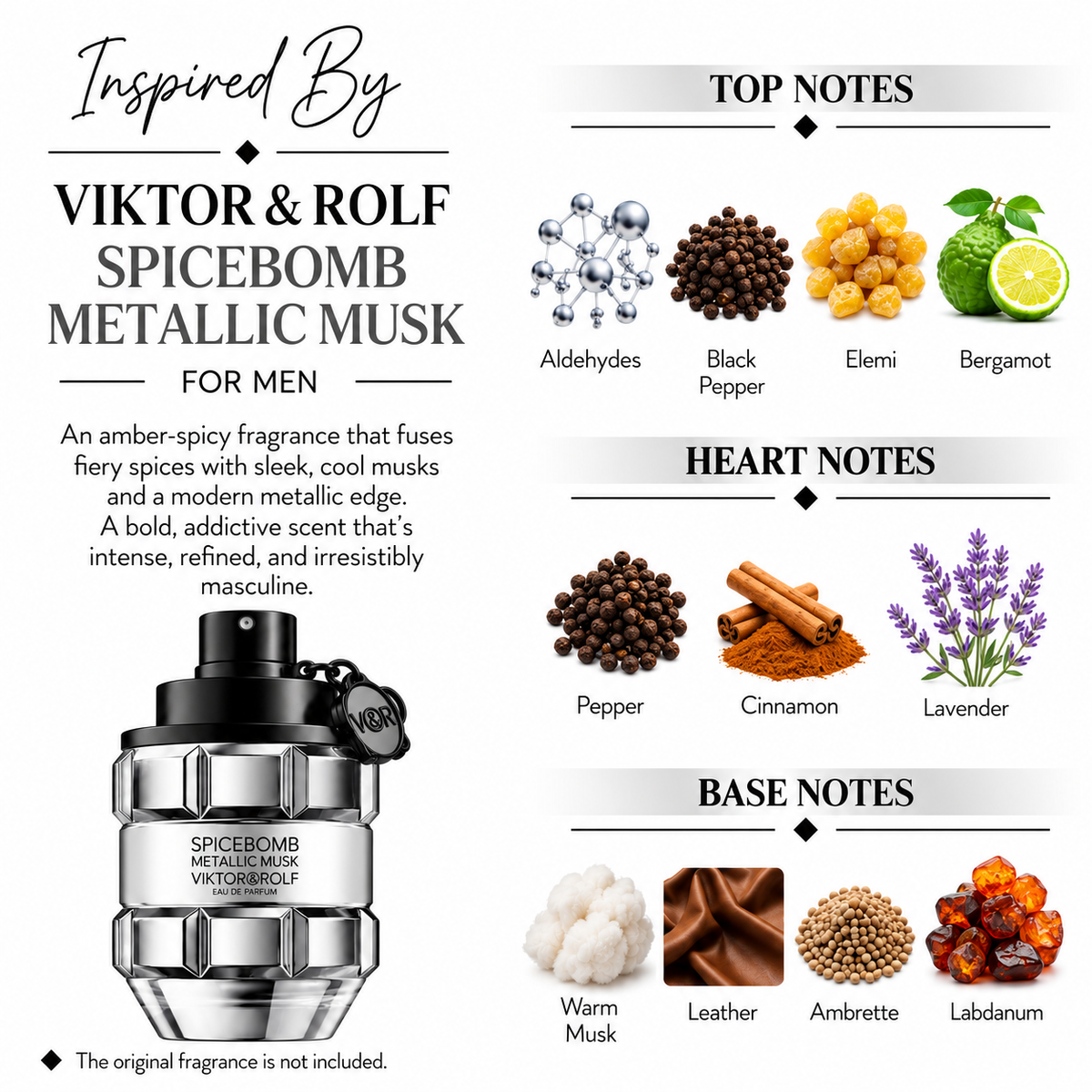 Inspired by Viktor & Rolf - Spricebomb Metallic Musk