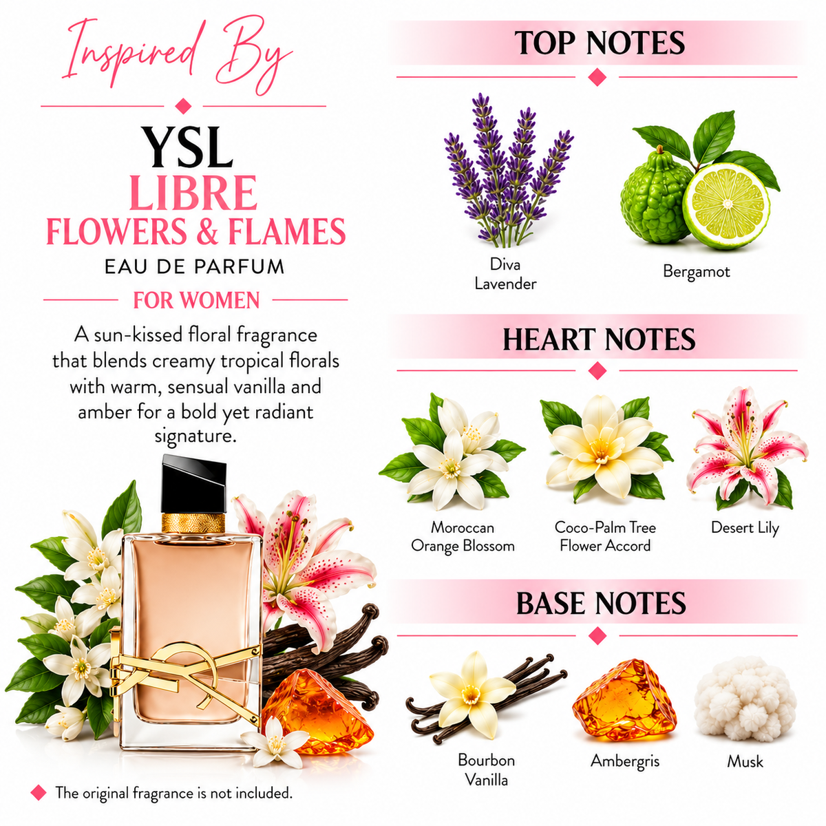 Inspired by YSL - Libre Flowers & Flame