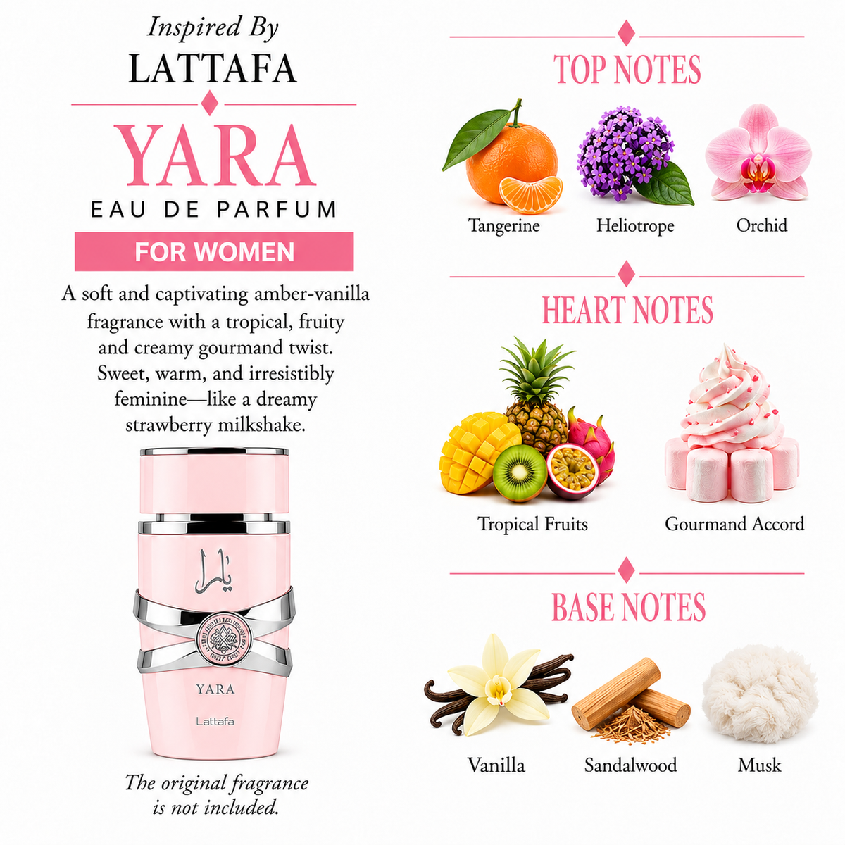 Inspired by Lattafa - Yara Pink