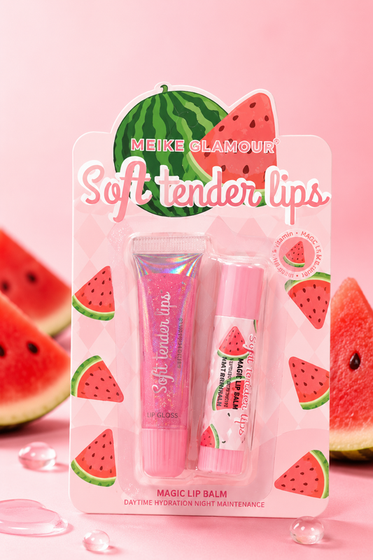 MEIKE GLAMOUR - Soft Tender Lips Set – Watermelon