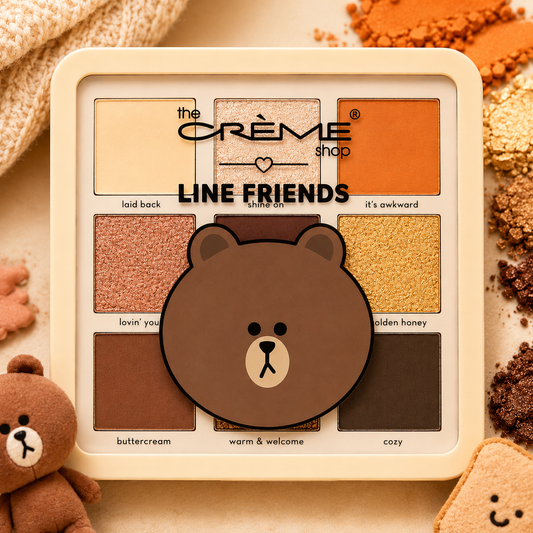 THE CREME SHOP - Line Friends Warm & Toasty Eyeshadow Palette