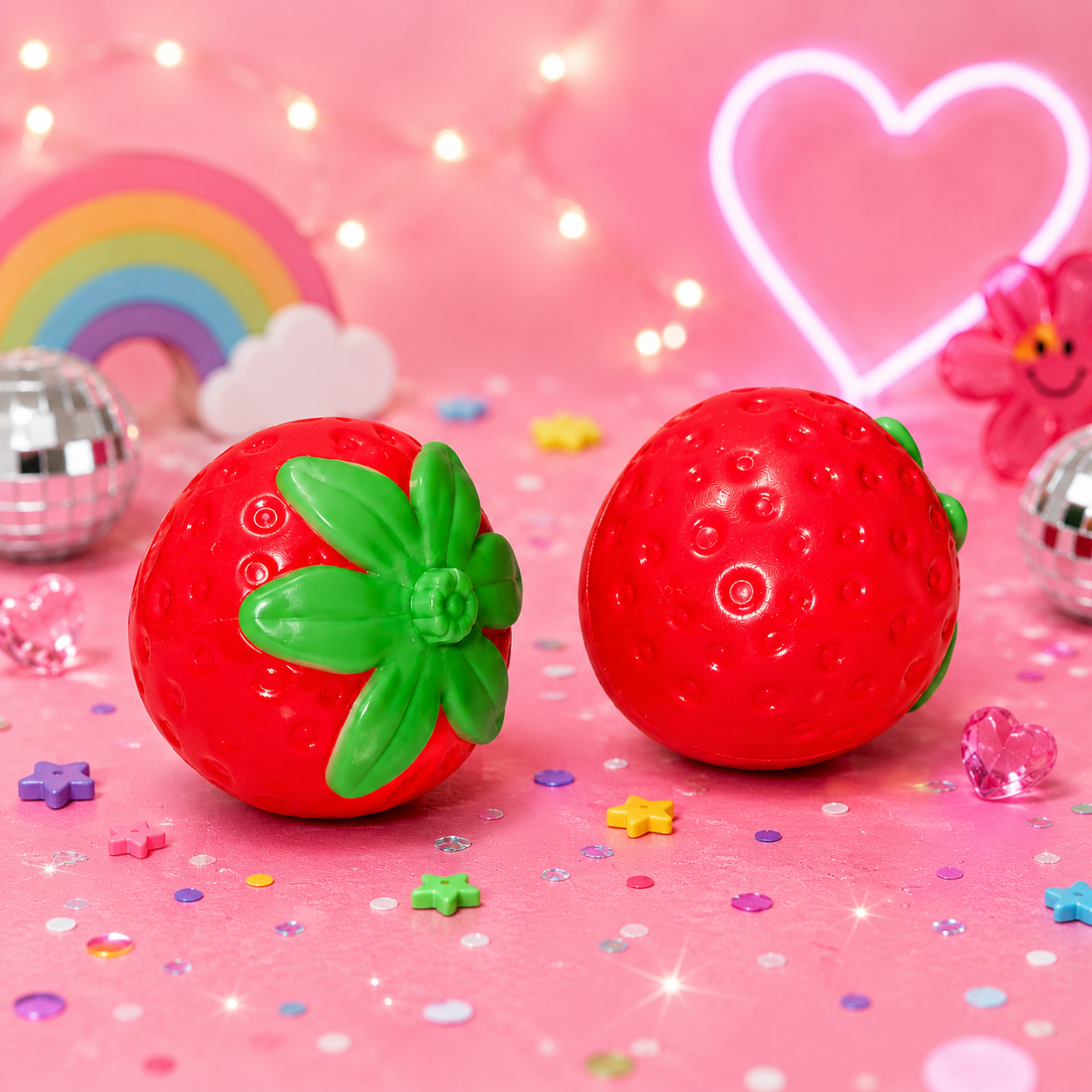 Slow-Rise Strawberry Squishy