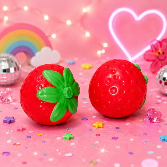 Slow-Rise Strawberry Squishy